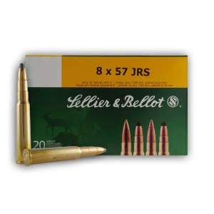 Sellier & Bellot SB857JRSA Rifle 8x57mm JRS 196 gr Soft Point Cut-Through Edge (SPCE) 20 Bx/ 20 Cs