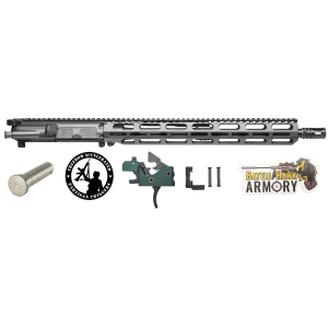 VKTR VK-1, 5.56mm, 16 A2, Black, Complete Upper w/ H2 Buffer & Disruptor Forced Reset Trigger