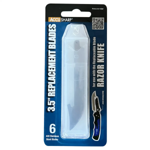 Accusharp ACCUSHARP 3.5 REPLACEMENT BLADES BL - $9.95 at BattleHawk Armory