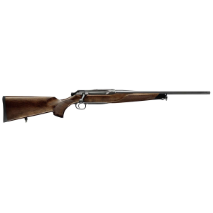 Sauer 80117094 505 Lux Full Size 308 Win 3+1 22 Matte Blued Threaded Barrel, Matte Blued Saddle Mount Steel Receiver, Grade 5 Wood Fixed Stock