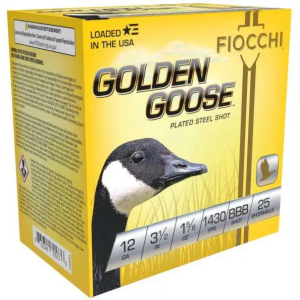 12 Gauge Ammo - Fiocchi Golden Goose BBB 1-5/8oz Fiocchi Golden Goose BBB 1-5/8oz Ammo