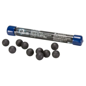 Umarex P2P Rubber Balls 20 Count Tube Black
