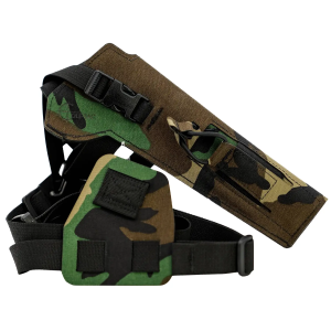 Cole-tac VW206 Varmint Wrangler Pistol Holder Chest M81 Woodland Left Hand