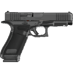 Glock G17 Gen6, 9mm, 4.49 Barrel, 3-10rd Magazines, Optics Ready, Black, Pistol
