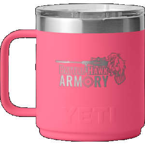 Yeti BattleHawk Armory Custom Rambler 10 oz Tropical Pink Mug