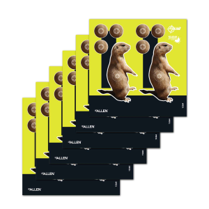 Allen Allen 15264 EZ Aim Splash Non-Adhesive Paper 8 x 8 Prairie Dog 6 Per Pack - $7.30 at BattleHawk Armory