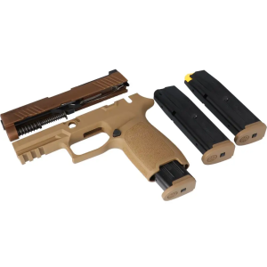 CAL-X KIT, P320-M18, 9MM, CARRY, COYOTE, (3) 10RD MAGAZINES
