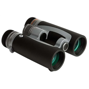 Konus 2349 Prince 10x42mm Bak-4 Prism, Center Focus, Black/Silver Aluminum w/Rubber Armor