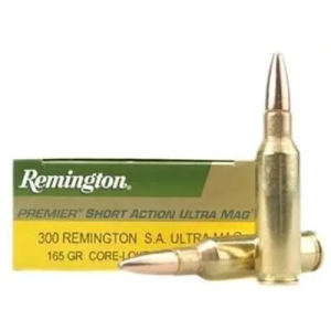 Remington Ammunition PR300SM2 Core-Lokt 300 Rem SAUM 165 gr Core-Lokt Pointed Soft Point (PSPCL) 20 Bx/ 10 Cs