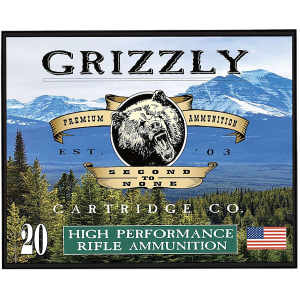 Grizzly Ammo GC357M15 357Mag 148gr Full Metal Jacket Flat Point 20 Per Box/10 Case