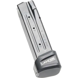 LANCER EXTENDED BASEPAD PLUS 5RDS BLACK FOR SIG P320