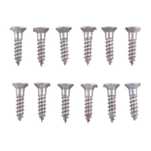 Unplated Steel Flat Head Wood Screw Kit