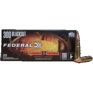 Federal Fusion Tipped Subsonic EPT Ammo