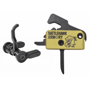 Atrius Ambidextrous Forced Reset Selector, Super Safety w/ GoldenHawk 3.5 LB Straight