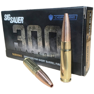 Sig Sauer Defense Subsonic Max Expansion Ammo