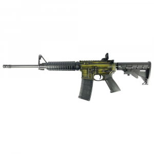 RUGER Ar-556 Rifle 5.56mm 30rd Mag 16.1 Barrel-bazooka Green Distressed