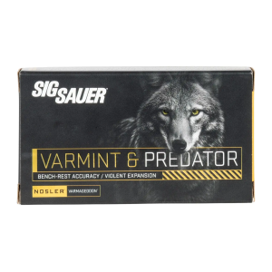 22-250 Ammo - Sig Sauer Varmageddon Sig Sauer Varmageddon Ammo