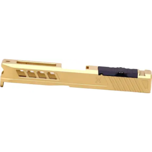 TRUE PRECISION RUGER RXM SLIDE W/RMR CUT GOLD TIN