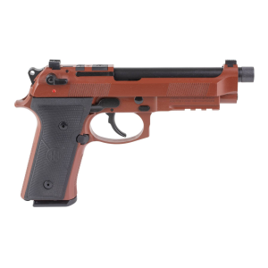 Beretta M9A4 Overlanding Clay Terra, 9mm, 5.1 Threaded Barrel, 2- 18rd Magazines, Optics Ready, Pistol