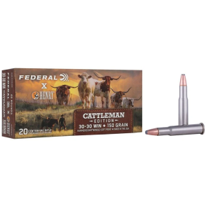 Federal x Henry Cattleman Edition .30-30win, 150gr BSP, 20rd Box