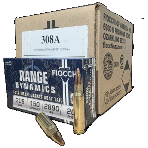 Fiocchi Range Dynamics Case FMJBT Ammo