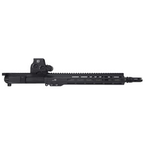 Blackout Defense .223 Wylde 13.9 Barrel Mid Length Fixed Gas Block Forward Assist Black Upper Receiver w/ Eotech EXPS2-0
