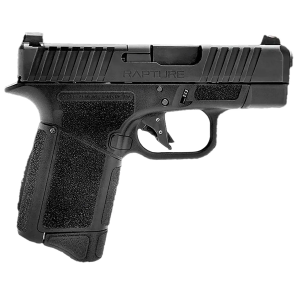 Gforce Arms GF932512BB Rapture Sub-Compact Frame 9mm Luger 12+1 3.25 Black Steel Barrel, Black Optic Cut/Serrated Steel Slide, Black Cerakote Polymer Frame