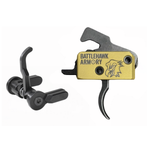 Atrius Ambidextrous Forced Reset Selector, Super Safety w/ GoldenHawk 3.5 LB Curved