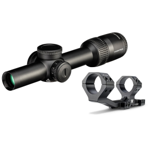 Vortex Optics Strike Eagle 1-10x24mm EBR-8 BDC MRAD Reticle Illuminated with Mount Rifle Scope