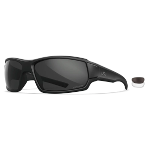Wiley X CHBRC01XL Breach 2.5 XL Capt Gray Clear Matte Black Eye Protection