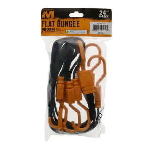 Muddy 24in Flat Bungee 1in Width 4-Pack Accessory