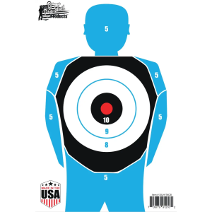 Pro-Shot Silh-TACB-4PK Silhouette Tactical Target 4-Pack