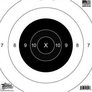 Pro-shot B8-12PK 10in B-8 Heavy Bullseye Target