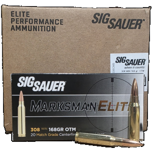 Sig Sauer Elite Match Grade Case OTM Ammo