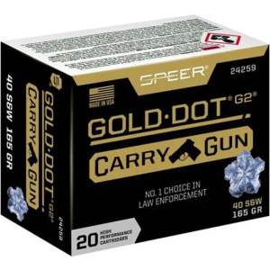40 S&W Ammo - Speer Ammo Gold Dot Carry Gun HP Speer Gold Dot Carry Gun HP Ammo