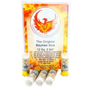 12 GA Phoenix Rising Kitchen Sink Multiple buckshot size extreme defense