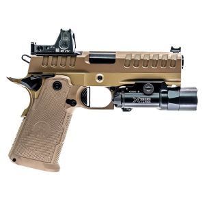 Watchtower Firearms APACHE9MMCMNDRFDE Apache Commander Frame 9mm Luger 15+1 4.25 Threaded Barrel Steel Slide Flat Dark Earth PVD