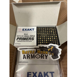 EXAKT Small Rifle Primers - 340,000 Count Pallet w/ FREE SHIPPING