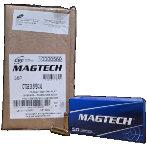 Bulk Magtech Range & Training -Flat Case FMJ Ammo