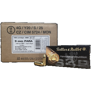 Bulk Sellier & Bellot Case FMJ Ammo
