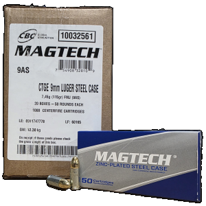 Bulk Magtech Steel Case FMJ Ammo