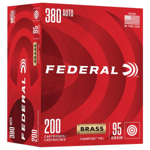 Federal Champion Brass TMJ Ammo