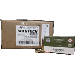 300 AAC Blackout Ammo - Bulk Magtech Tactical Case FMJ Bulk Magtech Tactical Case FMJ Ammo