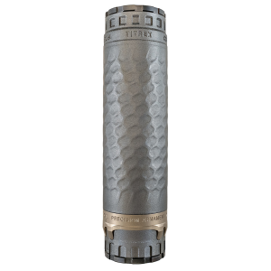 Precision Armament TiTrex Suppressor, 360Ti Titanium Core (Dark-Ti)