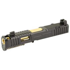 Zaffiri Precision IBS Complete Slide Glock 19 Gen 5 Black Gold Cerakote RMR Cut
