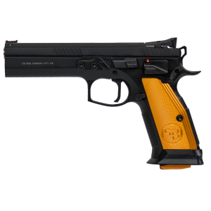 CZ 91260 CZ 75 Tactical Sport Orange 40 S&W 5.40 17+1 Black Orange Aluminum Grip