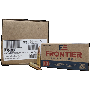 Hornady Frontier Case FMJ Ammo