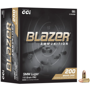 CCI Blazer Brass FMJ Ammo
