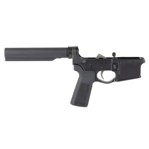 Sons of Liberty Gun Works Stripes Logo M4 Multi-Cal Complete Lower Receiver, Black