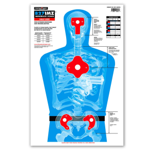 Thompson Target B27-IMZ Half-Size Silhouette 12.5x19 Paper Targets 10 Pack